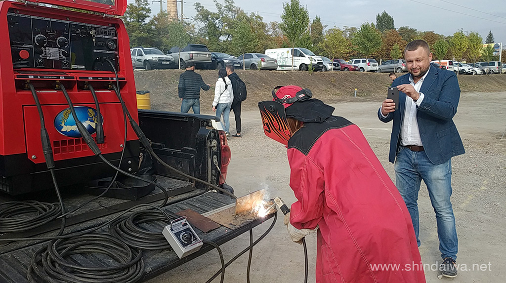 Всім бажаючим була надана можливість випробувати Shindaiwa