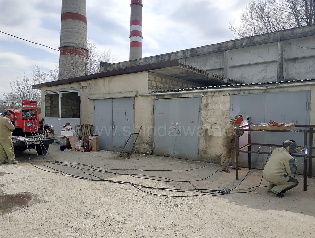 Фото зварювання двома постами на підприємстві Termoelectrica, Молдова